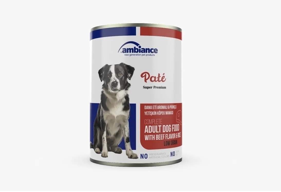 Ambiance Yetişkin Köpek Konserve Dana Etlı Ezme 400 gr