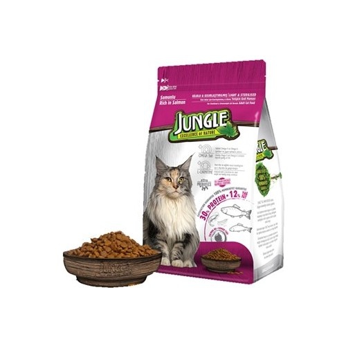 Jungle 1,5 kg Somonlu Sterilesed Kısır Kedi Maması