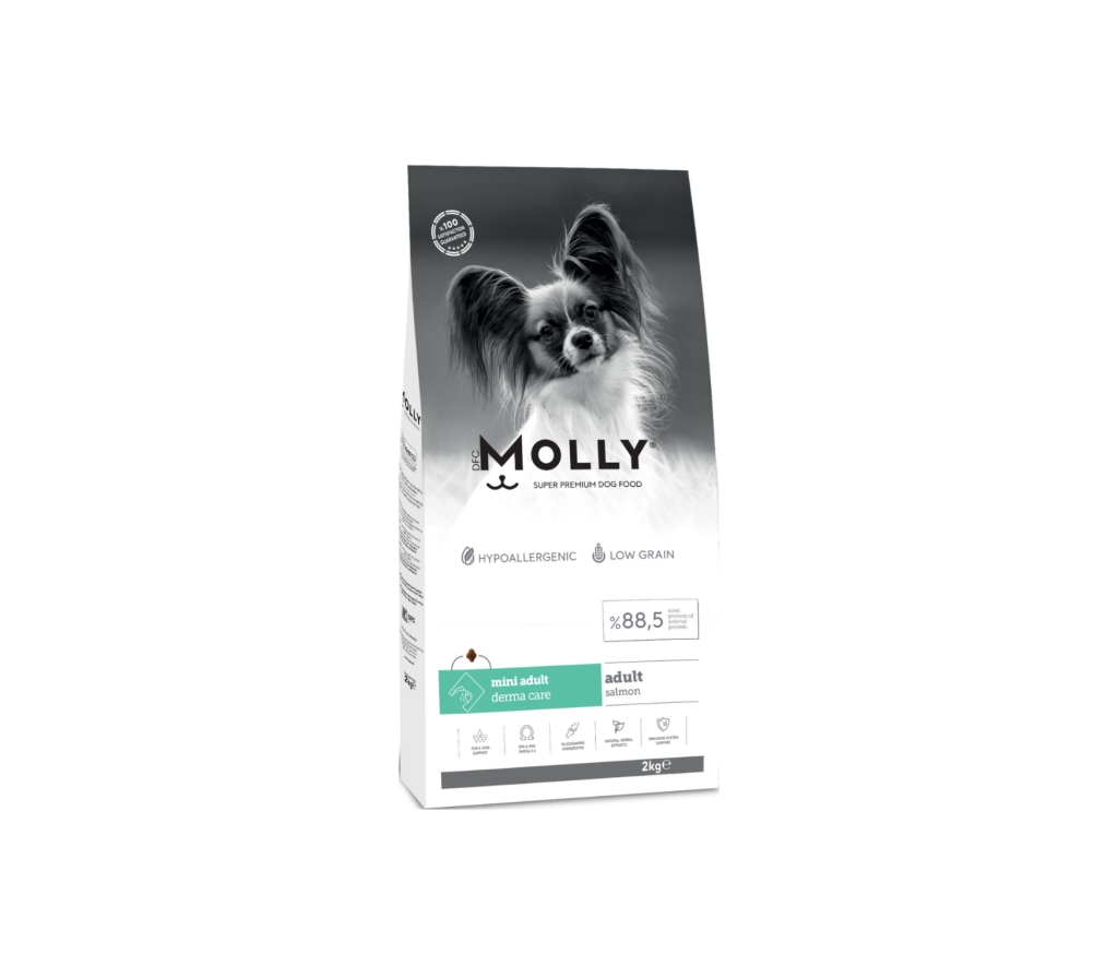 Molly Mini Adult Somonlu Yetişkin Köpek Maması 2 Kg