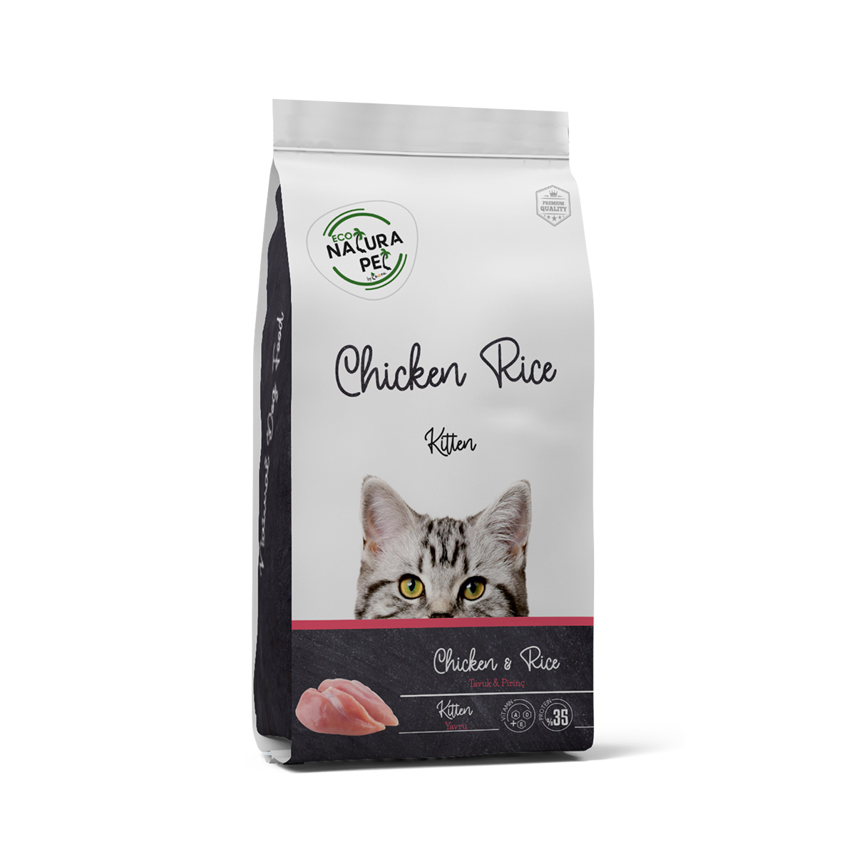 Natura Pet Tavuk & Pirinçli Yavru Kedi Maması 1,5KG