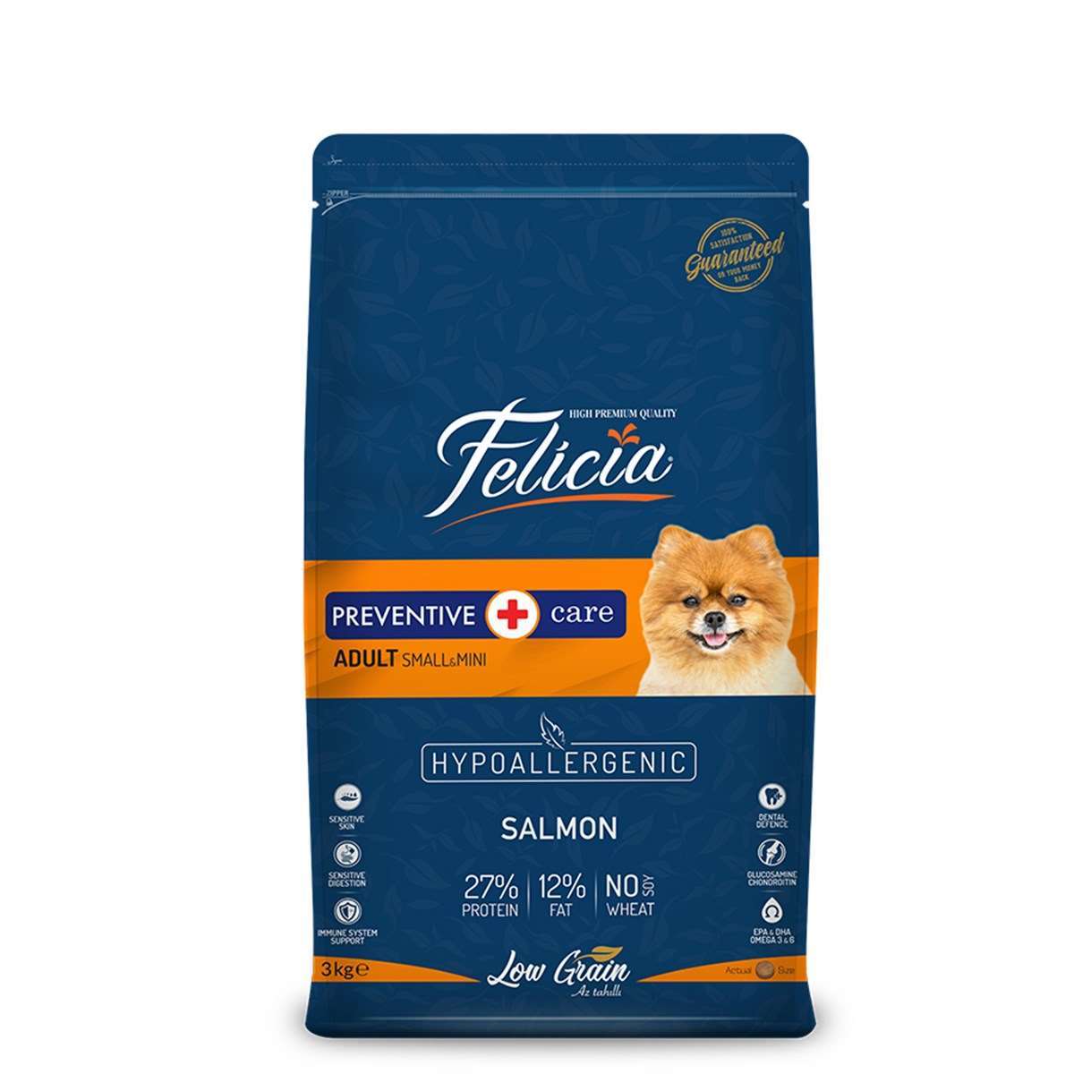 Felicia Az Tahıllı 3 Kg Yetişkin Somonlu Small /Mini