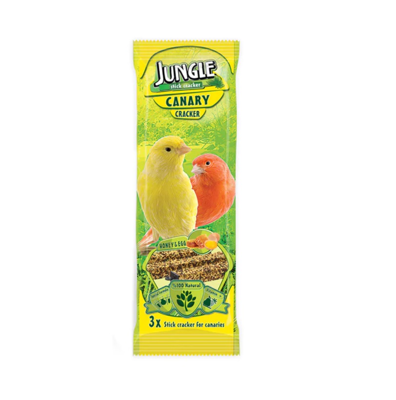 Jungle Ballı Yumurtalı Kanarya Kraker (3’lü)