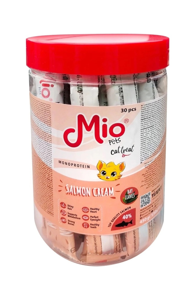 Mio Kedi Ödül Krema - Somonlu 15 G X 30