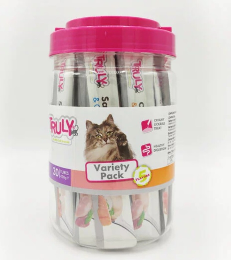 TRULY Karışık Sıvı Kedi Ödül Maması 14gr / 30’lu