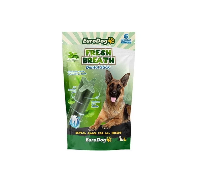 Eurodog Fresh Breath Naneli Çubuk Köpek Ödül Maması 100 gr