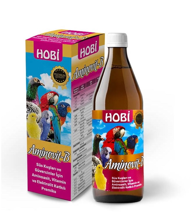 Hobi Aminovit-B Tüy Karaciğer Kas Düzenleyici Multivitamin 500ml