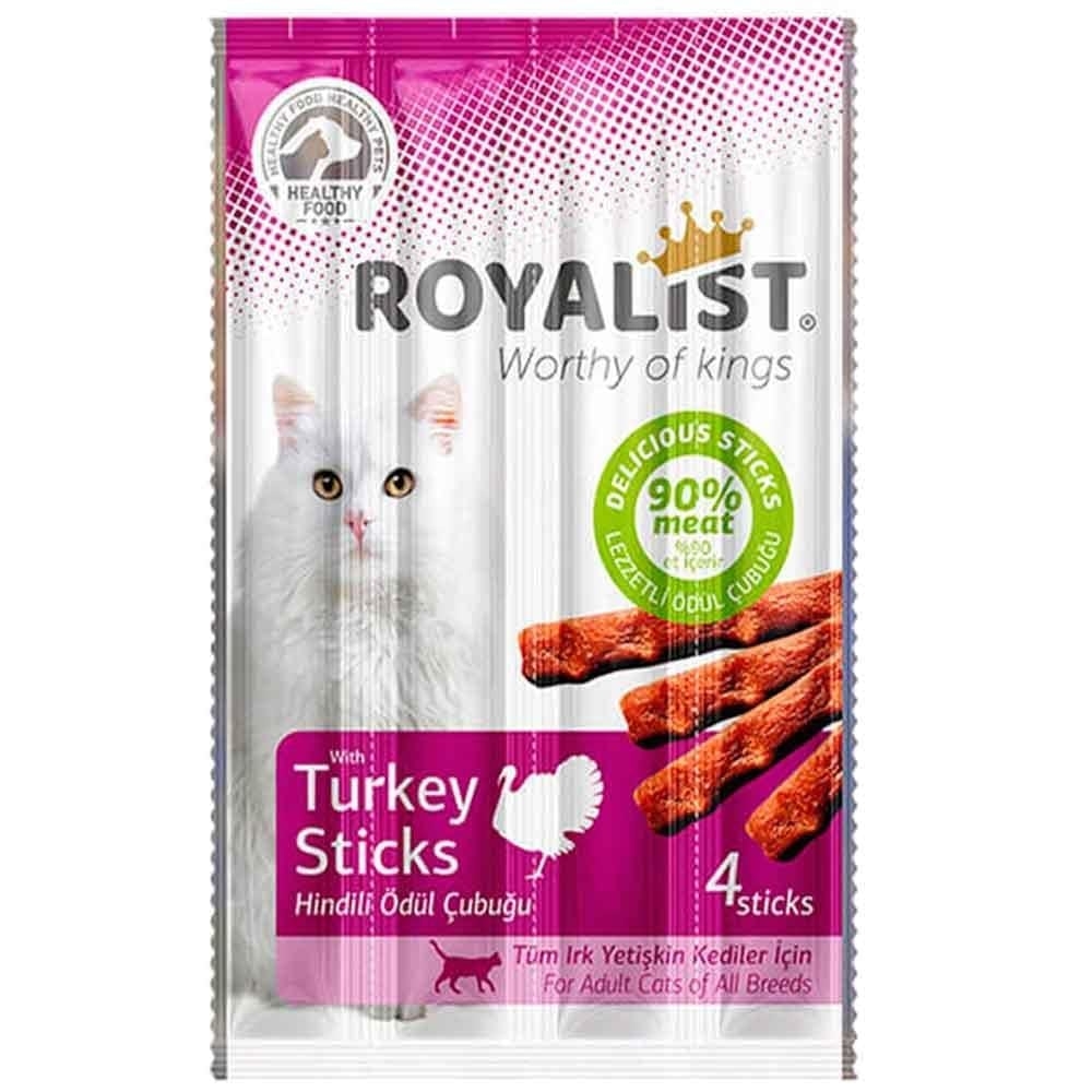 Royalist Hindili Sticks Kedi Ödülü 4’lü 20 gr