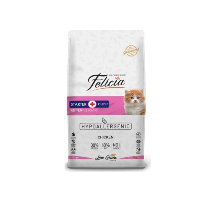 Felicia Az Tahıllı 12 Kg Yavru Kedi Tavuk Etli HypoAllergenic