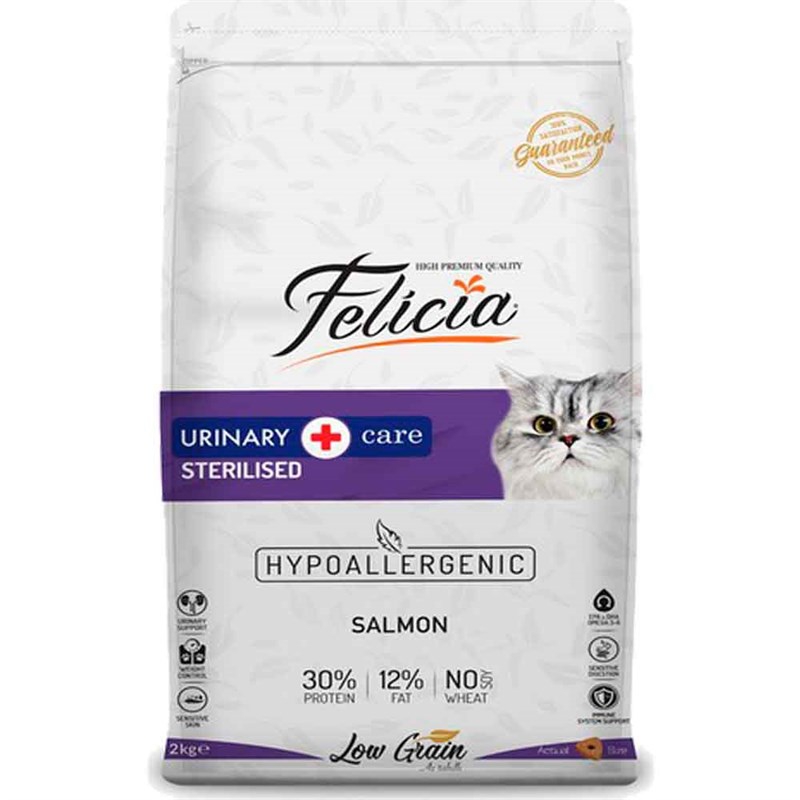 Felicia Az Tahıllı 2 Kg Sterilised Somonlu HypoAllergenic