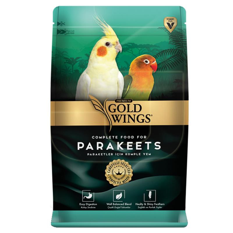 Gold Wings Premium Paraket Yemi 1 Kg