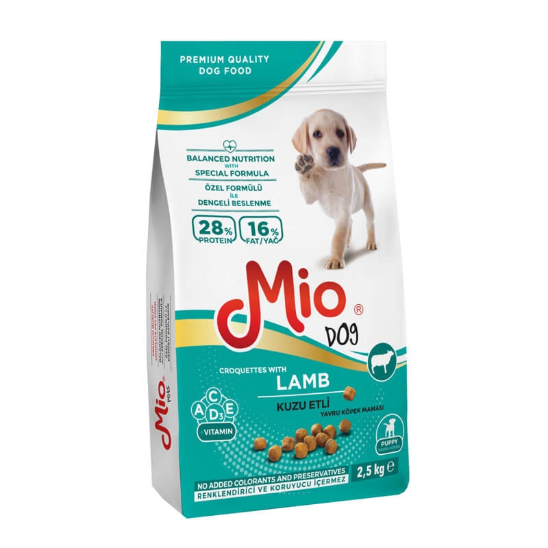 Mio Yavru Köpek Maması Kuzulu 2,5 Kg