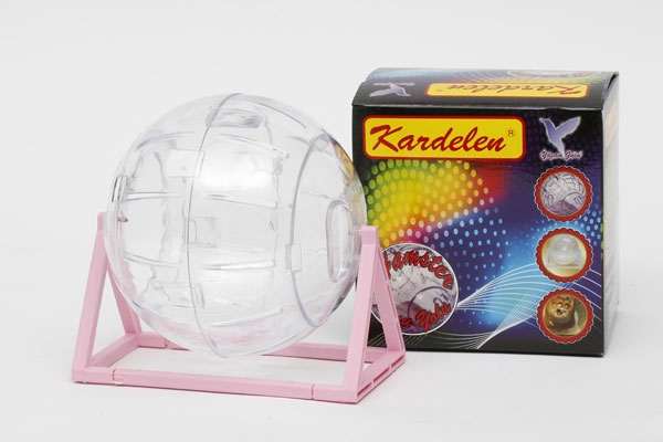 Kardelen Hamster Topu Standlı 13 cm Çap - Farklı Renklerde