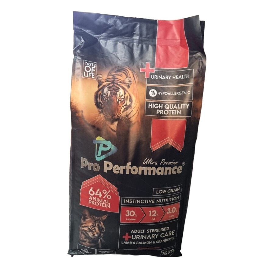 Pro Performance Kuzulu Somonlu Kısır Kedi Maması 15 kg