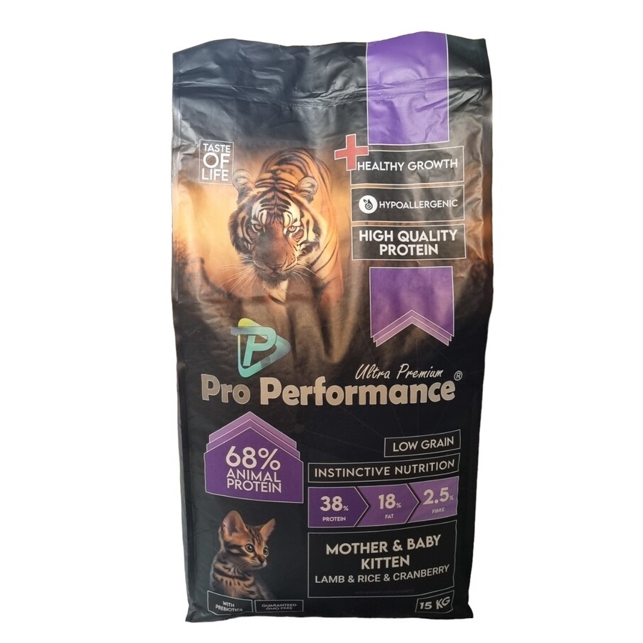 PRO PERFORMANCE KITTEN KUZU ETLI YAVRU KEDI MAMASI 15 KG