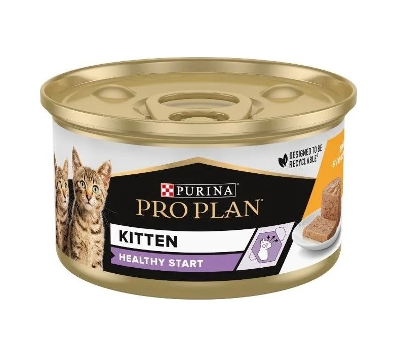 Pro Plan Tavuklu Yavru Kedi Konservesi 80 gr