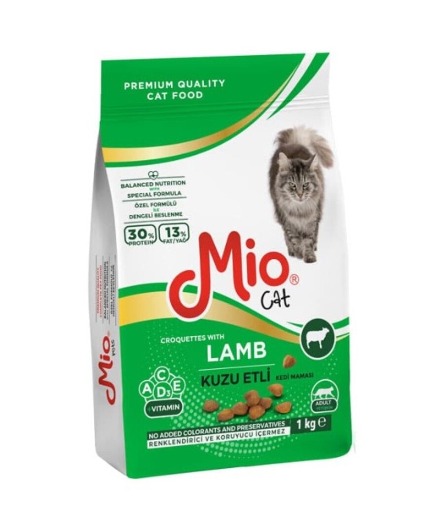 Mio Kuzu Etli Yetişkin Kedi Maması 1 Kg