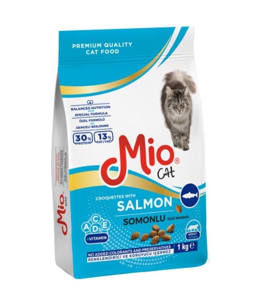 Mio Somonlu Yetişkin Kedi Maması 1 Kg