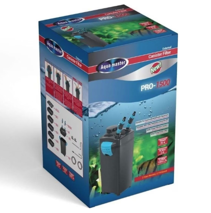 Aqua Master PRO-1500 Dış Filtre 5 Sepet 1500 L/H