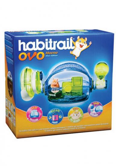 Habitrail Hagen Ovo Home Hamster Kafesi Mavi 28x56x26 cm