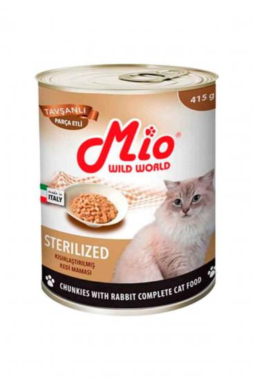 Mio Kedi Konservesi Sterilised Tavşanlı 415 gr