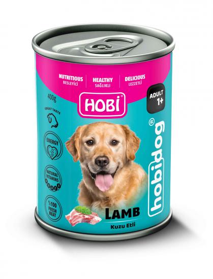 Hobi Hobidog Kuzu Etli Yetişkin Köpek Konservesi 400 Gr