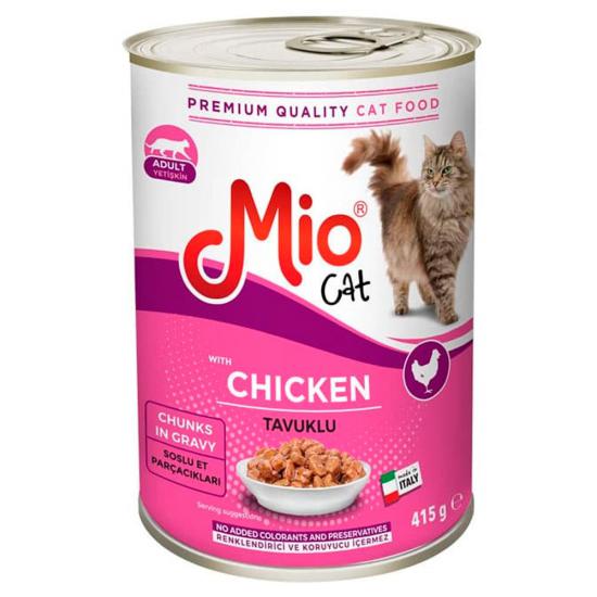 Mio Tavuklu Yetişkin Kedi Konservesi 415 gr