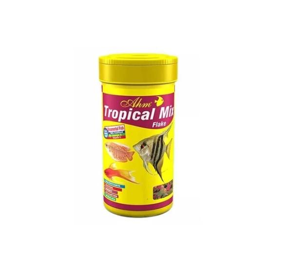 AHM Tropical Mix Flake Food 100ml Pul Balık Yemi