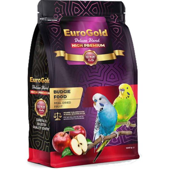 EuroGold Deluxe Blend Gerçek Elmalı Premium Muhabbet Yemi 1 Kg