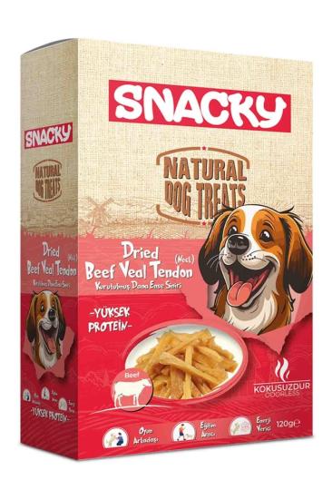 Snacky Kurutulmuş Dana Ense Siniri Köpek Ödülü Maması 120 Gr