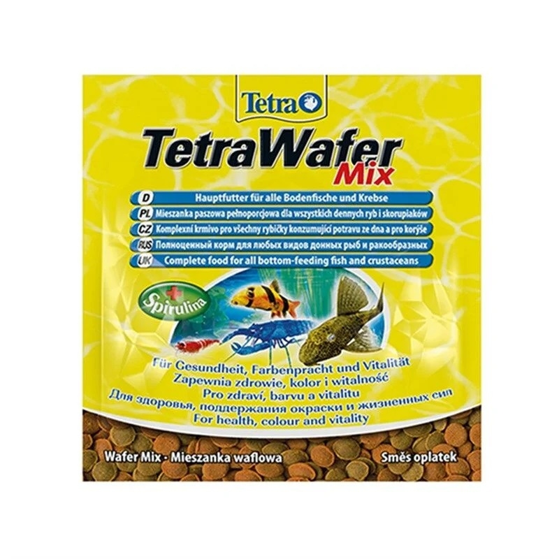 Tetra Wafer Mix Vatoz, Çöpçü, Karides, Kerevit Yemi 15 GR