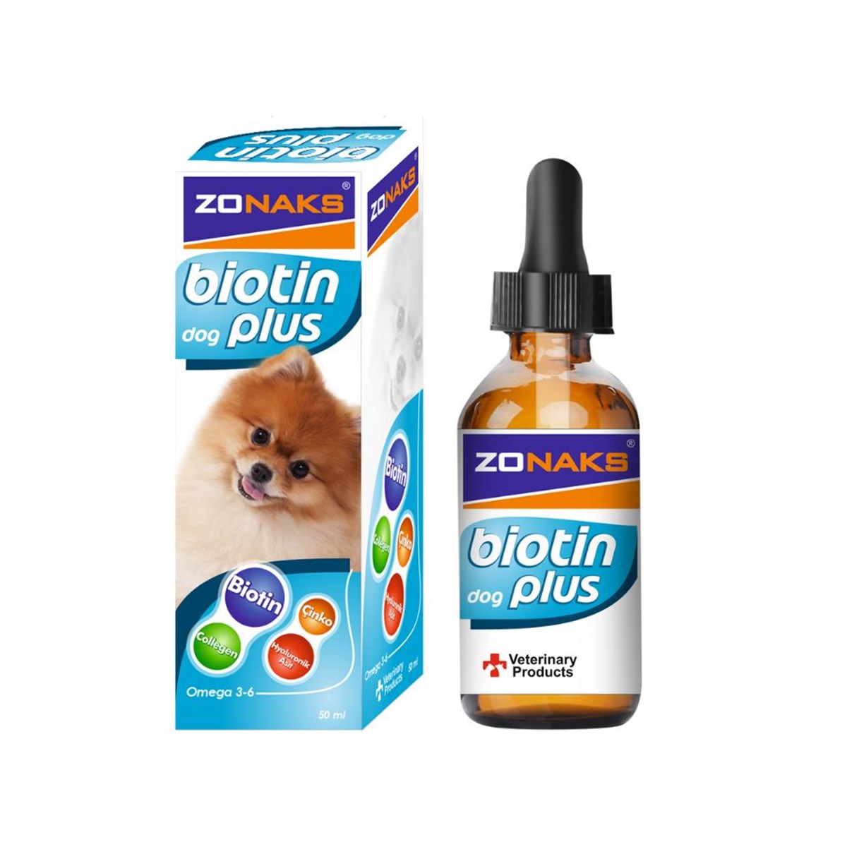 Yetkili Satıcı - Zonaks Köpek Tüy Dökümü Azaltıcı Biotin 50 ml